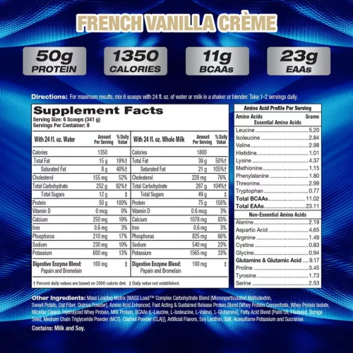 MHP Up Your Mass XXXL 1350 - Tömegnövelő Formula 5440 g