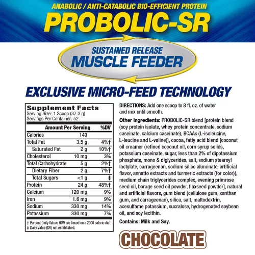 MHP Probolic-SR Muscle Feeding Protein - Nyújtott Felszívódású Fehérje Keverék 52 Adag 1940 g