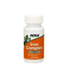 Now Foods Komplex Vas tabletta - Iron Complex Vegetarian 100 Tabletta