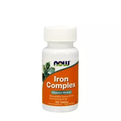   Now Foods Komplex Vas tabletta - Iron Complex Vegetarian 100 Tabletta