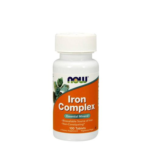 Now Foods Komplex Vas tabletta - Iron Complex Vegetarian 100 Tabletta