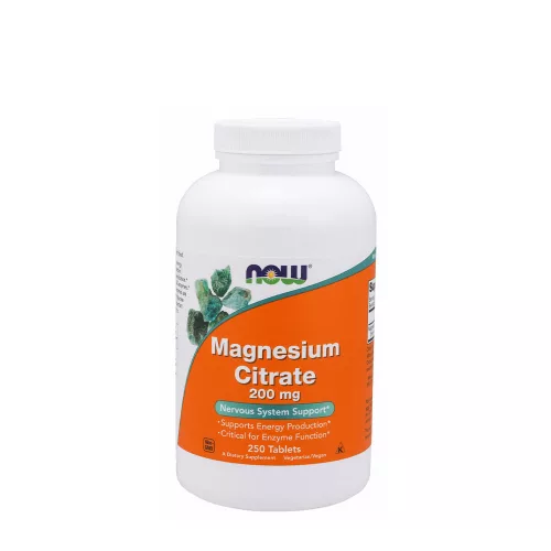 Now Foods Magnézium-citrát 200 mg 250 Tabletta