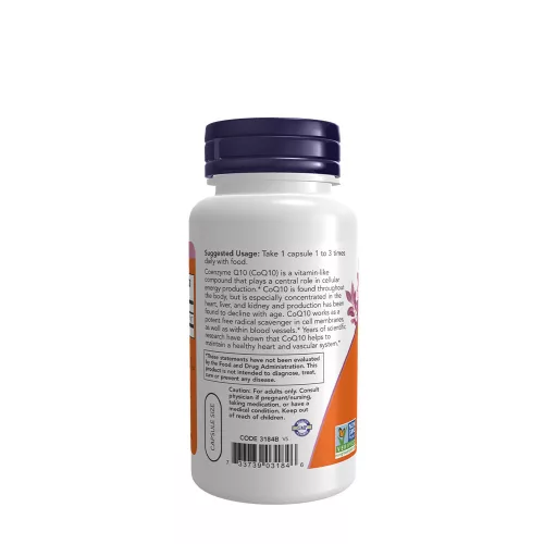 Now Foods CoQ10 30 mg Vegetarian - Q10 Koenzim 60 Veg Kapszula