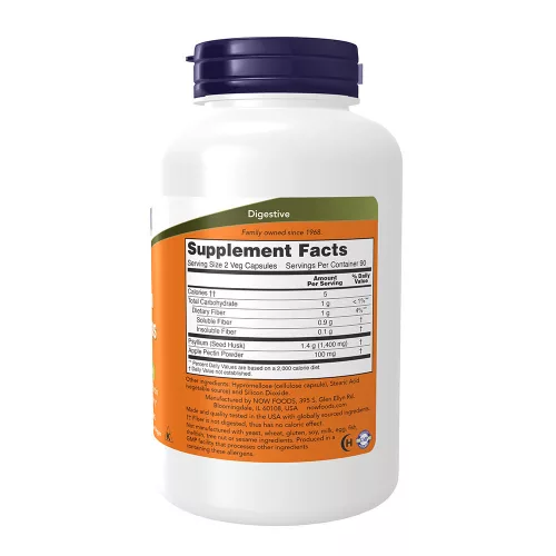 Now Foods Psyllium Husk - Útifűmaghéj 700 mg 180 Kapszula