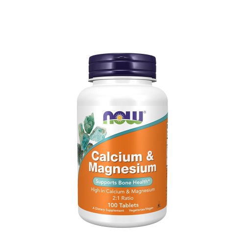 Now Foods Kalcium és Magnézium 100 Tabletta