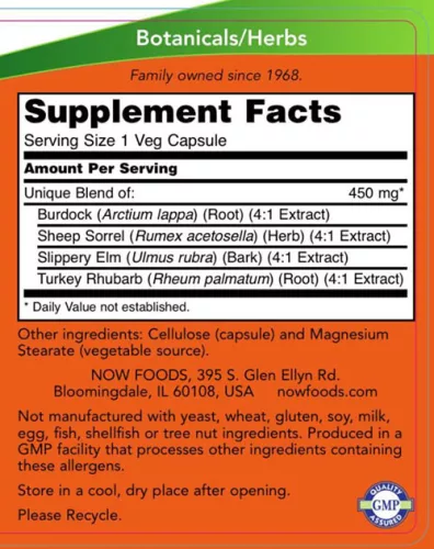 Now Foods Ojibwa Kivonat 450 mg 180 Veg Kapszula