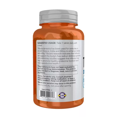 Now Foods Tribulus - Férfi Potencianövelő 1000 mg 90 Tabletta