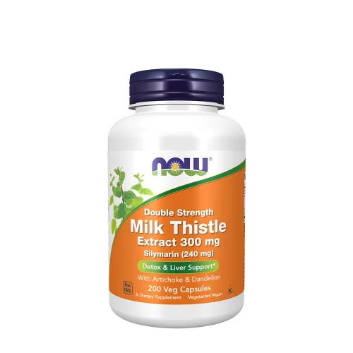 Now Foods Máriatövis kivonat 300 mg - Milk Thistle Extract, Double Strength 300 mg 200 Veg Kapszula