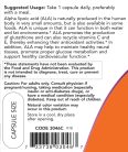 Now Foods Extra Erős Alfa-liponsav 600 mg 60 Veg Kapszula