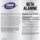 Now Foods Béta-alanin 750 mg 120 Kapszula