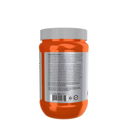 Now Foods Creatine Monohydrate Powder - Kreatin-monohidrát por 601 g