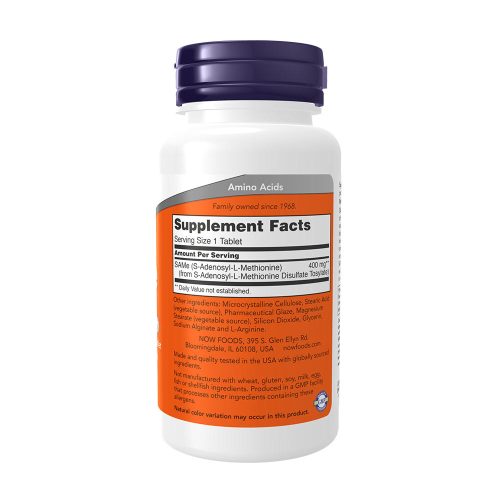 Now Foods SAMe 400 mg 60 Tabletta