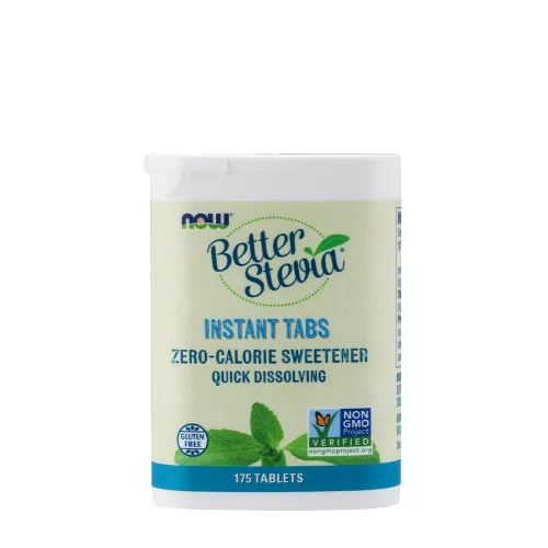 Now Foods BetterStevia® Természetes Édesítőszer 175 Tabletta