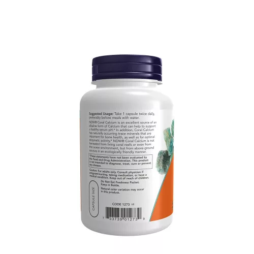 Now Foods Coral Calcium 1000 mg 100 Kapszula