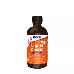   Now Foods Folyékony Narancs Ízű Q10 Koenzim - Liquid CoQ10 Orange Flavor 118 ml