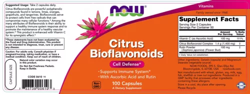 Now Foods Citrus Bioflavonoid 700 mg 100 Kapszula