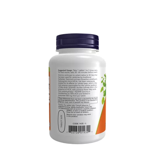 Now Foods Garcinia 1000 mg 120 Tabletta