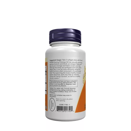 Now Foods Evening Primrose Oil - Ligetszépe Olaj 500 mg 100 Lágykapszula