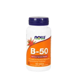 Now Foods B-50 Vitamin 100 Tabletta