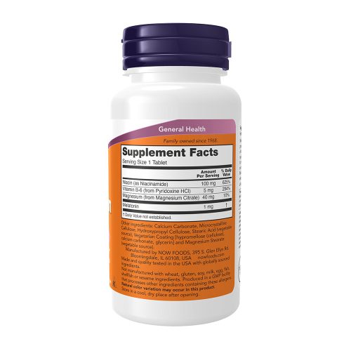 Now Foods Melatonin 1 mg 100 Tabletta