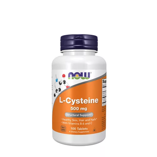 Now Foods Cisztein 500 mg tabletta - Cysteine 100 Tabletta