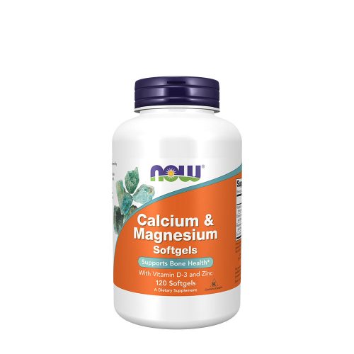 Now Foods Kalcium és Magnézium 120 Lágykapszula