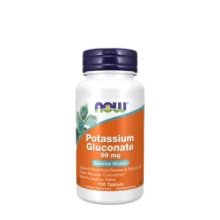   Now Foods Kálium-glükonát 99 mg tabletta - Potassium Gluconate 99 mg 100 Tabletta