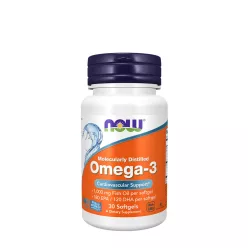   Now Foods Káros Anyag Mentes Omega-3 Halolaj lágykapszula (Molecularly Distilled) 30 Kapszula