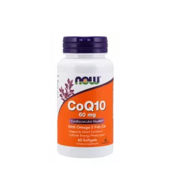   Now Foods Coq10 60 mg With Omega 3 Fish Oil - Q10 Koenzim Omega-3 Halolajjal 60 Kapszula
