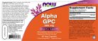 Now Foods Alpha GPC 300 mg 60 Kapszula