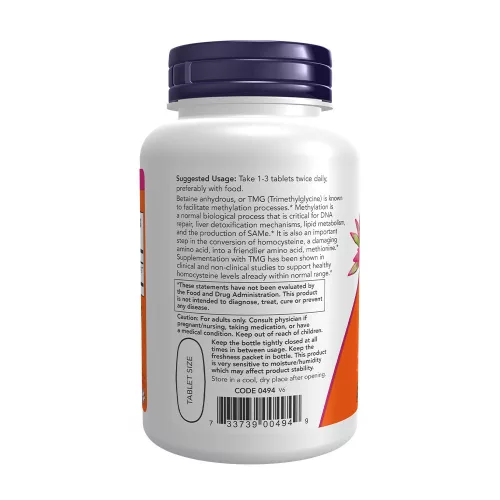 Now Foods TMG 1000 mg 100 Tabletta
