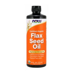 Now Foods Folyékony Lenmagolaj (Flax Seed Oil) 710 ml