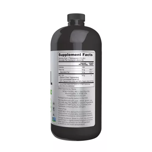 Now Foods Organikus MCT Olaj 946 ml