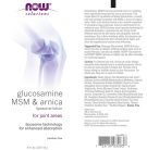 Now Foods Glükózamin, MSM és Arnica Liposzómás krém - Glucosamine, MSM & Arnica Liposome Lotion 237 ml