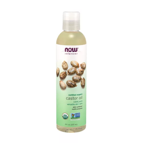 Now Foods Castor Oil, Organic - Természetes Ricinusolaj 237 ml