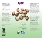 Now Foods Castor Oil, Organic - Természetes Ricinusolaj 237 ml