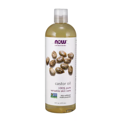 Now Foods Castor Oil, Organic - Természetes Ricinusolaj 473 ml