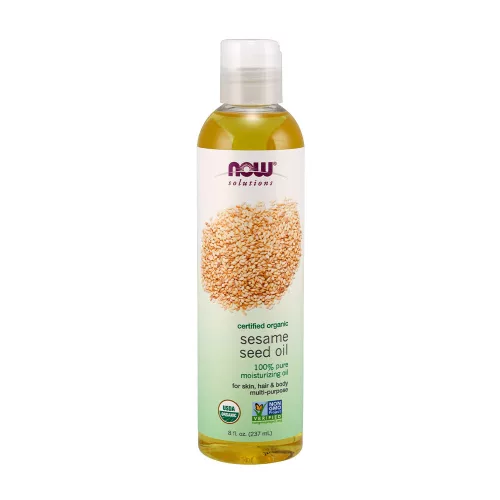 Now Foods Sesame Seed Oil, Organic - Természetes Szezámolaj 237 ml