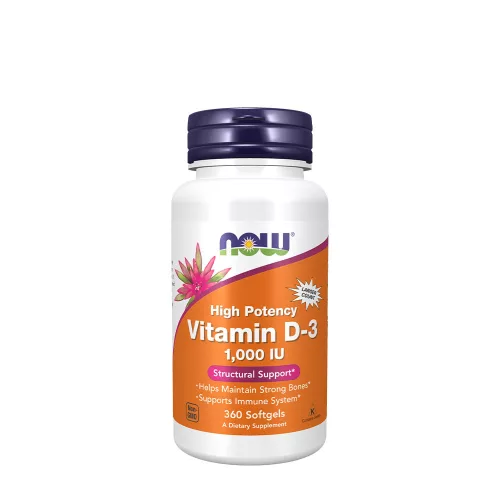 Now Foods D-vitamin 1000 NE 360 Kapszula
