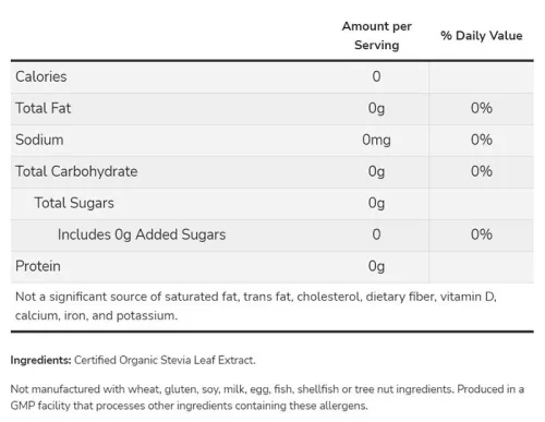 Now Foods Betterstevia® Természetes Édesítőszer kivonat 113 g