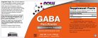 Now Foods GABA Powder - Gamma-amino-vajsav por 170 g