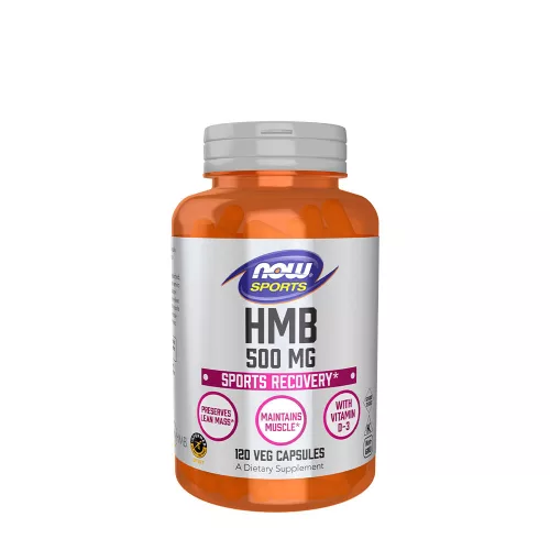 Now Foods HMB 500 mg - Béta-Hidroxi Béta-Metilbutirát 120 Kapszula