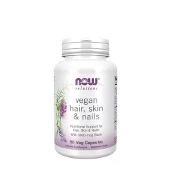   Now Foods Hair, Skin & Nails, Vegan - Vegán Haj, Bőr, Köröm Vitamin 90 Veg Kapszula