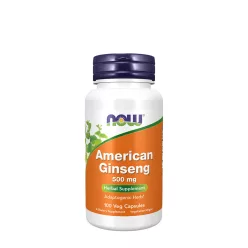   Now Foods Amerikai Ginzeng 500 mg kapszula - American Ginseng 100 Veg Kapszula