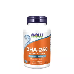 Now Foods DHA-250 - Omega-3 Zsírsavak 120 Kapszula