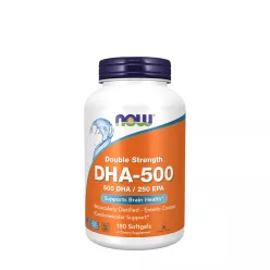   Now Foods DHA-500, Double Strength - Extra Erős Omega-3 Zsírsavak 180 Kapszula