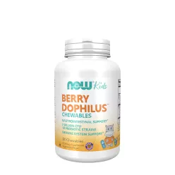   Now Foods BerryDophilus™ - Probiotikum rágótabletta Gyermekeknek 120 Tabletta