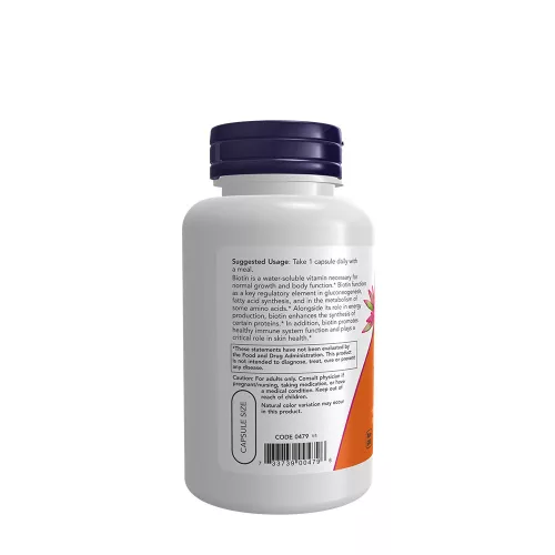 Now Foods Biotin 10 mg 120 Veg Kapszula
