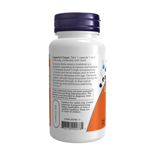 Now Foods L-Carnosine 500 mg 50 Veg Kapszula