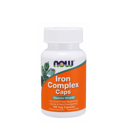 Now Foods Komplex Vas kapszula - Iron Complex Caps 100 Veg Kapszula
